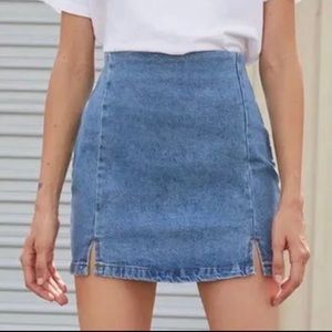 Brandy Melville Cara Denim Skirt